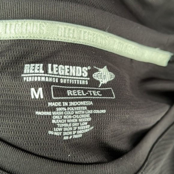 Reel Legends Long Sleeved Shirt - Black - Picture 2 of 2